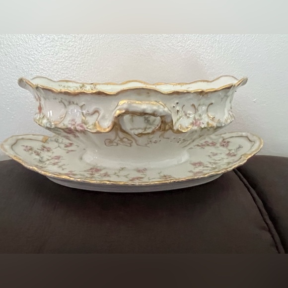 Dining Vintage Theodore Haviland Limoges Gravy Boat Poshmark